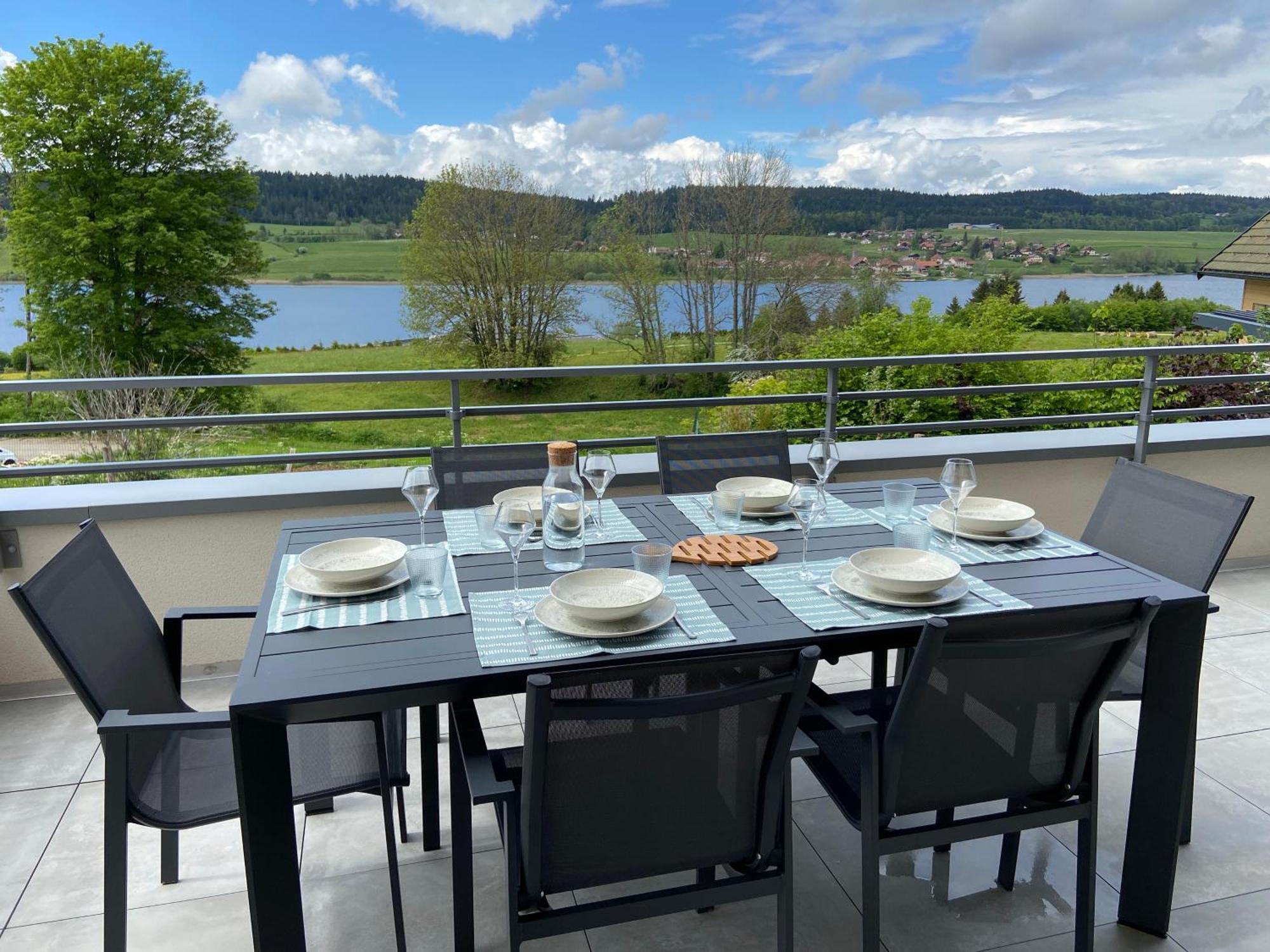 Duplex 6 Personnes, Vue Panoramique Sur Lac Malbuisson Exterior foto
